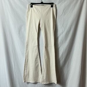 Free People Ivory Flare Jeans